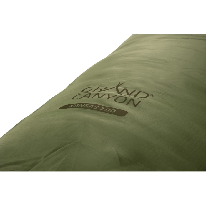 Спальный мешок GRAND CANYON Kansas 190 0°C Capulet Olive Left