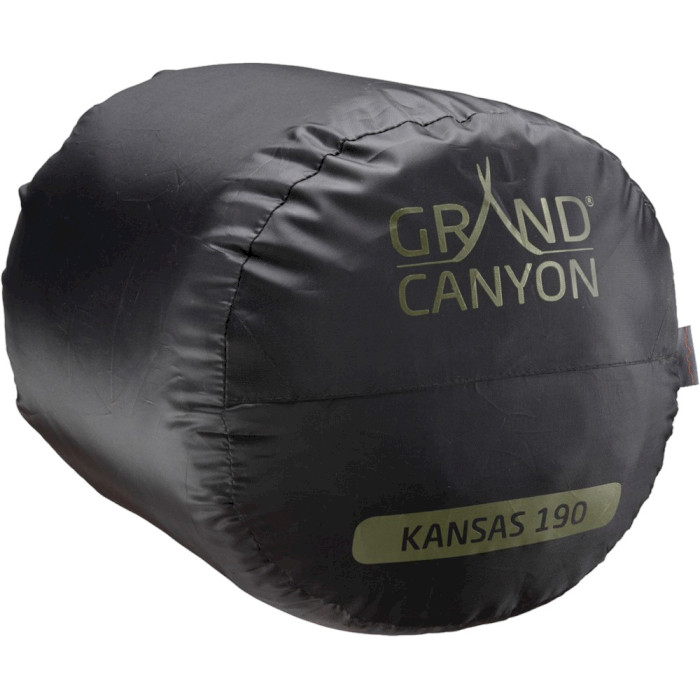 Спальный мешок GRAND CANYON Kansas 190 0°C Capulet Olive Left