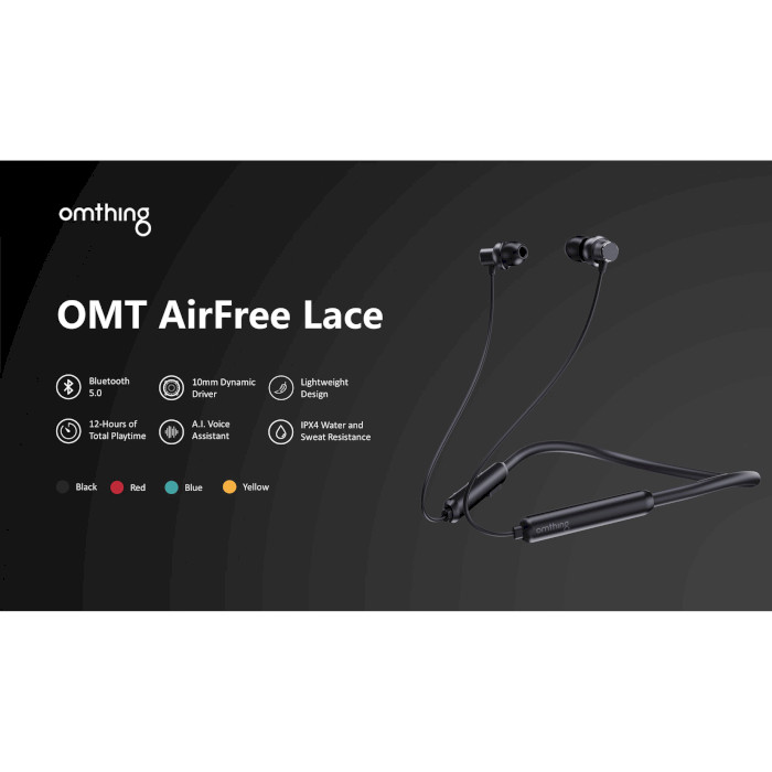 Навушники OMTHING AirFree Lace Black (EO008-BK)