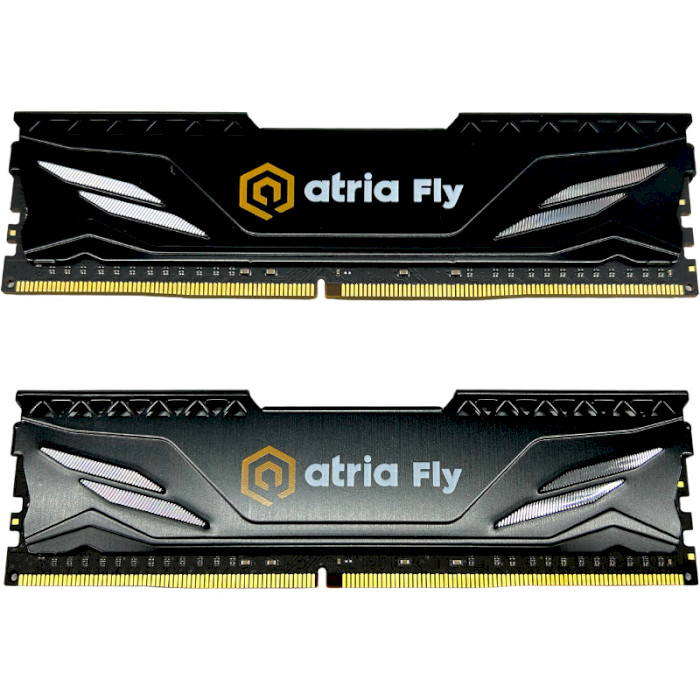 Модуль памяти ATRIA Fly Black DDR4 3200MHz 16GB Kit 2x8GB (UAT43200CL18BK2/16)