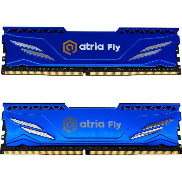 Модуль пам'яті ATRIA Fly Blue DDR4 3600MHz 16GB Kit 2x8GB (UAT43600CL18BLK2/16)