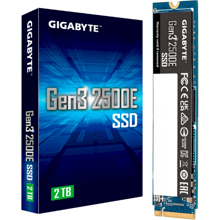 SSD диск GIGABYTE Gen3 2500E 2TB M.2 NVMe (G325E2TB)