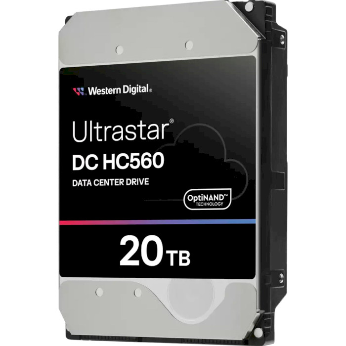 Жорсткий диск 3.5" WD Ultrastar DC HC560 20TB SAS 7.2K (WUH722020BL5204/0F38652)