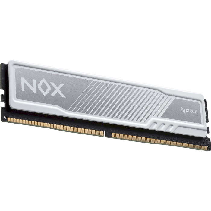 Модуль пам'яті APACER Nox White DDR4 3200MHz 8GB (AH4U08G32C28YMWAA-1)