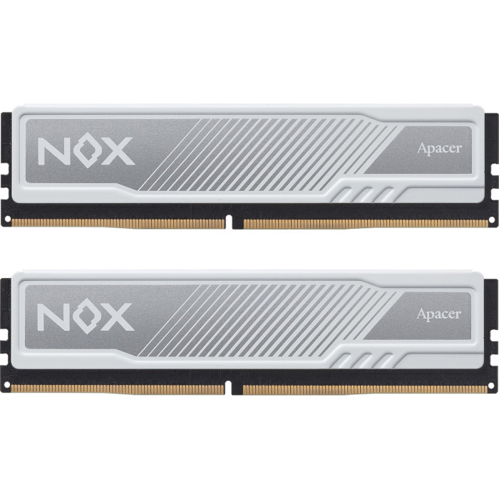 Модуль пам'яті APACER Nox White DDR4 2666MHz 16GB Kit 2x8GB (AH4U16G26C08YMWAA-2)