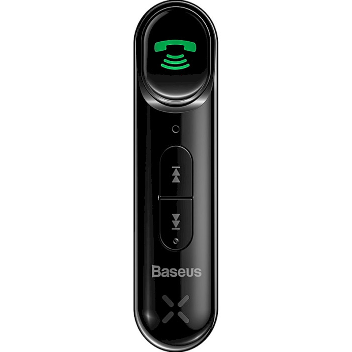 Bluetooth аудіо адаптер BASEUS BSBA-02 Qiyin AUX Car Bluetooth Receiver Black (WXQY010001)