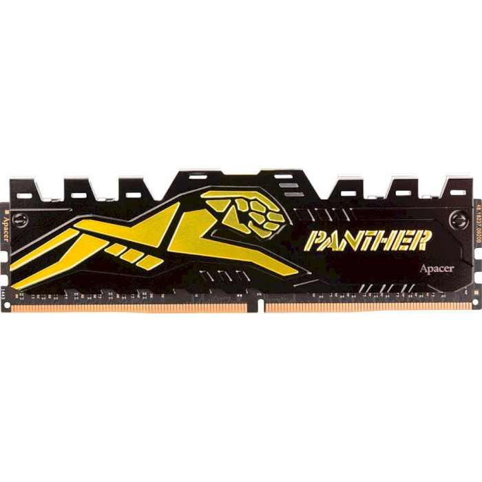 Модуль памяти APACER Panther Black/Gold DDR4 2666MHz 8GB (AH4U08G26C08Y7GAA-1)
