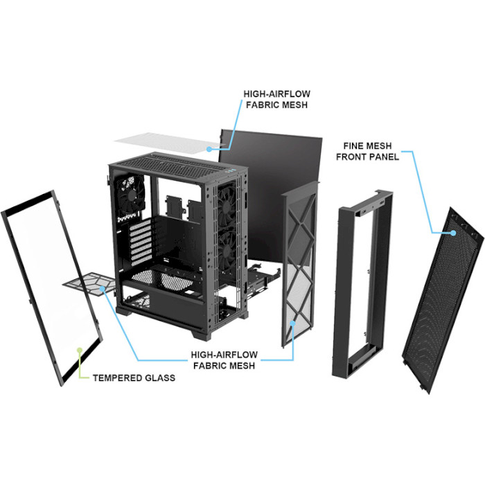 Корпус MONTECH Air 1000 Lite Black