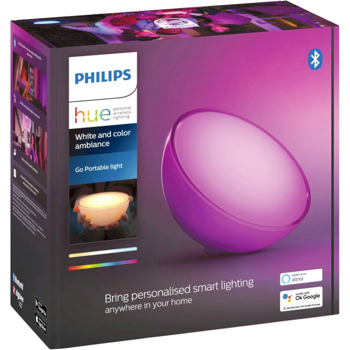 Декоративный светильник PHILIPS HUE Go v2 White and Color Ambiance White (915005821901)