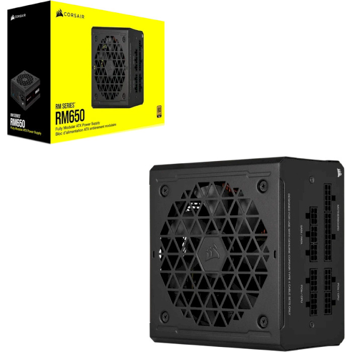 Блок живлення 650W CORSAIR RM650 Black (CP-9020280-EU)