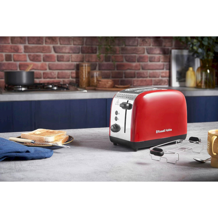 Тостер RUSSELL HOBBS Colours Plus 2 Slice Red (26554-56)