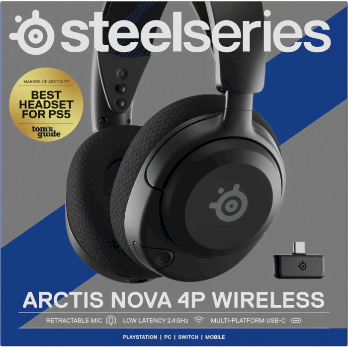 Ігрові навушники STEELSERIES Arctis Nova 4P Black (61641)