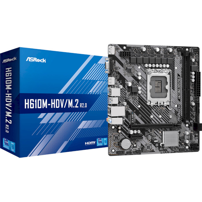 Материнська плата ASROCK H610M-HDV/M.2 R2.0