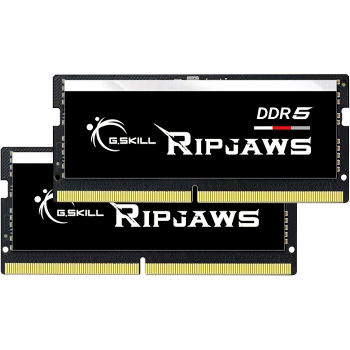 Модуль памяти G.SKILL Ripjaws SO-DIMM DDR5 4800MHz 32GB Kit 2x16GB (F5-4800S3434A16GX2-RS)
