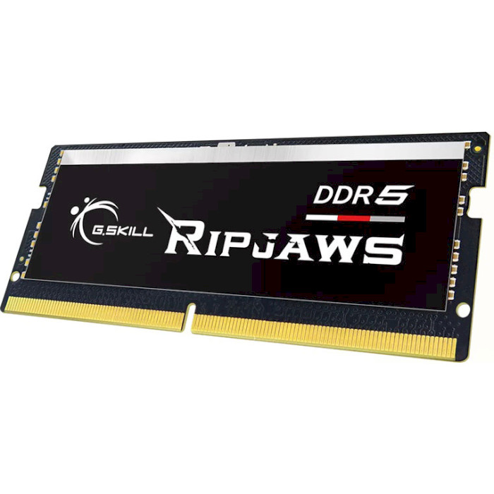 Модуль пам'яті G.SKILL Ripjaws SO-DIMM DDR5 4800MHz 32GB Kit 2x16GB (F5-4800S4039A16GX2-RS)