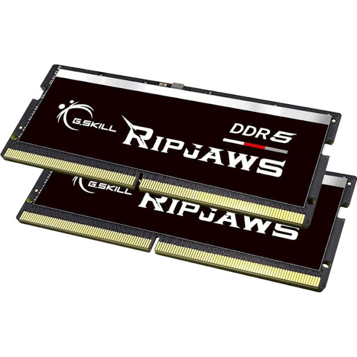 Модуль памяти G.SKILL Ripjaws SO-DIMM DDR5 5600MHz 32GB Kit 2x16GB (F5-5600S4645A16GX2-RS)