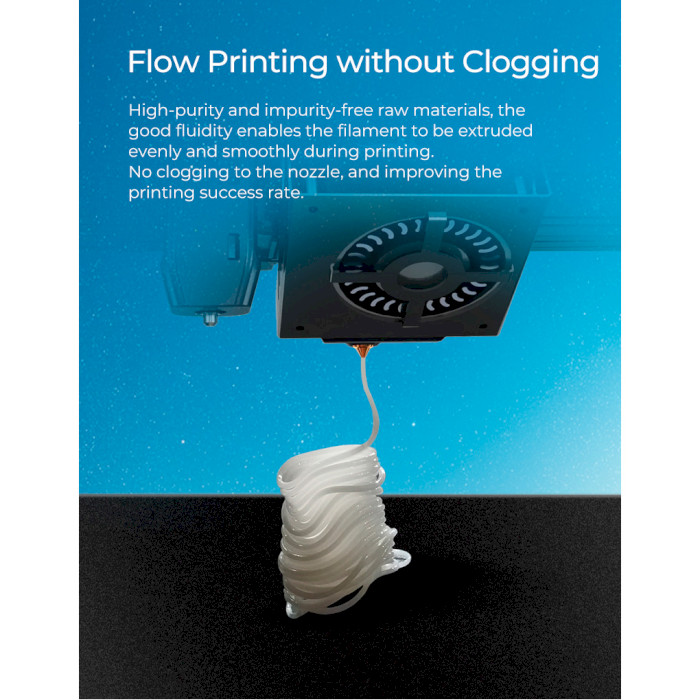 Пластик (филамент) для 3D принтера CREALITY Ender-PLA+ 1.75mm, 1кг, Apple Green (3301010313)