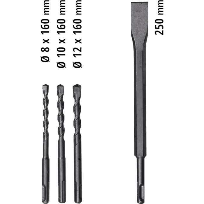 Перфоратор EINHELL TC-RH 620 4F Kit SDS-plus (4257992)