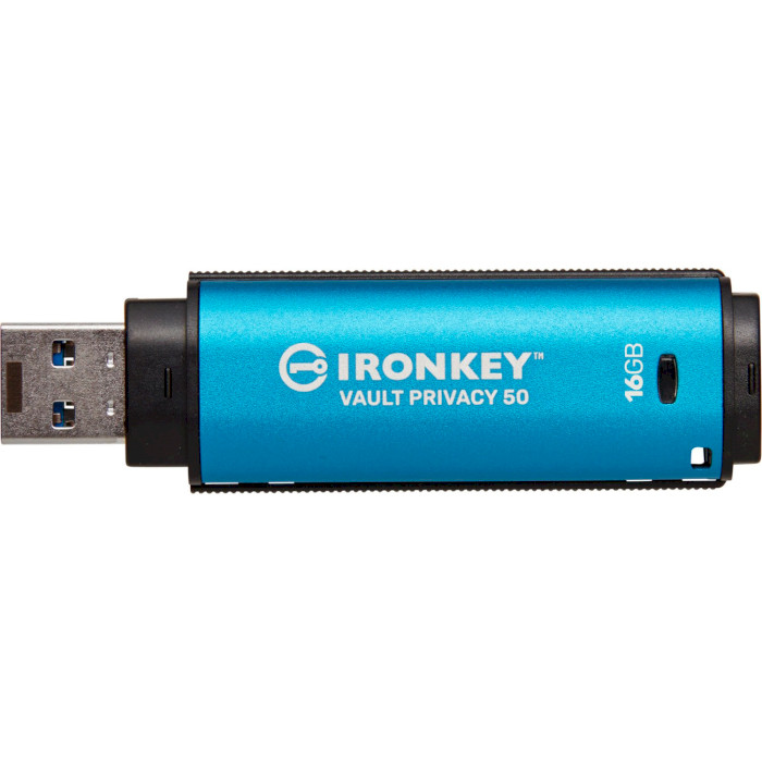 Флэшка KINGSTON IronKey Vault Privacy 50 USB3.2 16GB Blue (IKVP50/16GB)