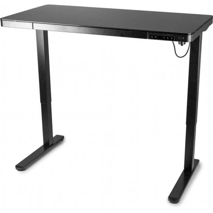 Компьютерный стол моторизированный BARSKY StandUp Black Glass (BST-11)