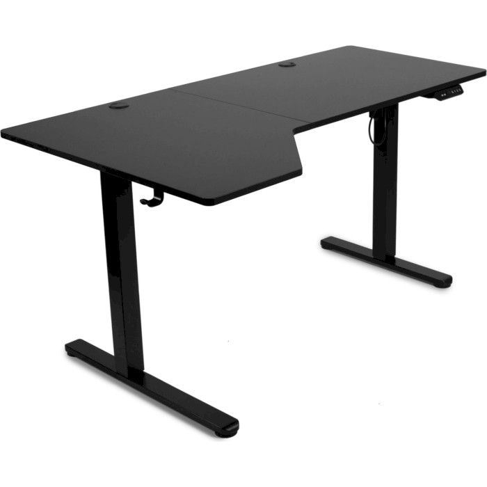 Компьютерный стол моторизированный BARSKY StandUp Corner Black (BSTC-01)