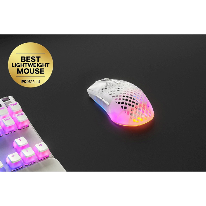 Миша ігрова STEELSERIES Aerox 3 Wireless Ghost (62610)