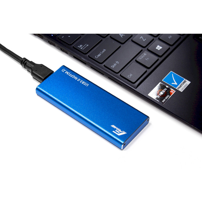 Кишеня зовнішня FRIME FHE203.M2U30 M.2 SSD to USB 3.0 Blue