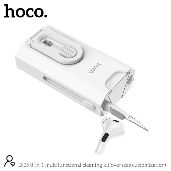 Набор для чистки гаджетов и электроники HOCO DI35 8-in-1 Multifunctional Cleaning Kit (Overseas Customization)