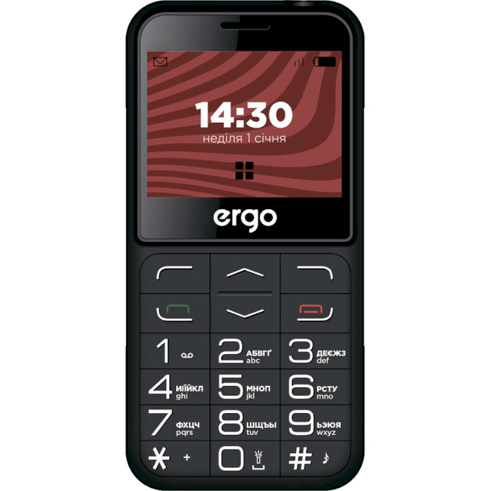 Мобильный телефон ERGO R231 Black