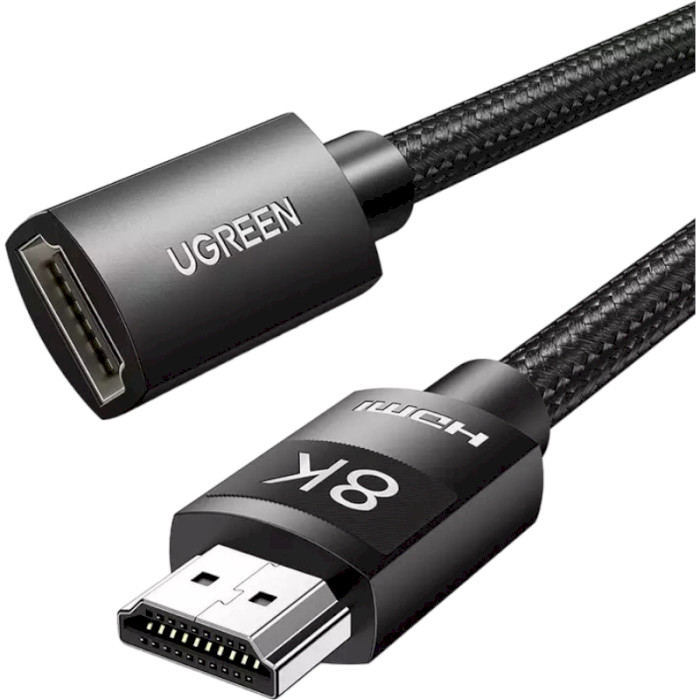 Кабель-подовжувач UGREEN HD151 HDMI v2.1 1м Black (40447)