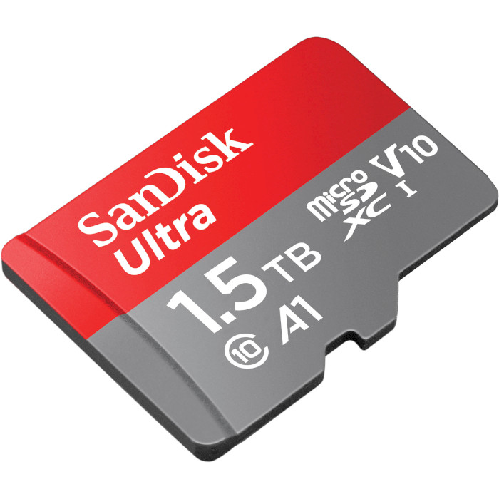 Карта пам'яті SANDISK microSDXC Ultra 1.5TB UHS-I A1 Class 10 + SD-adapter (SDSQUAC-1T50-GN6MA)