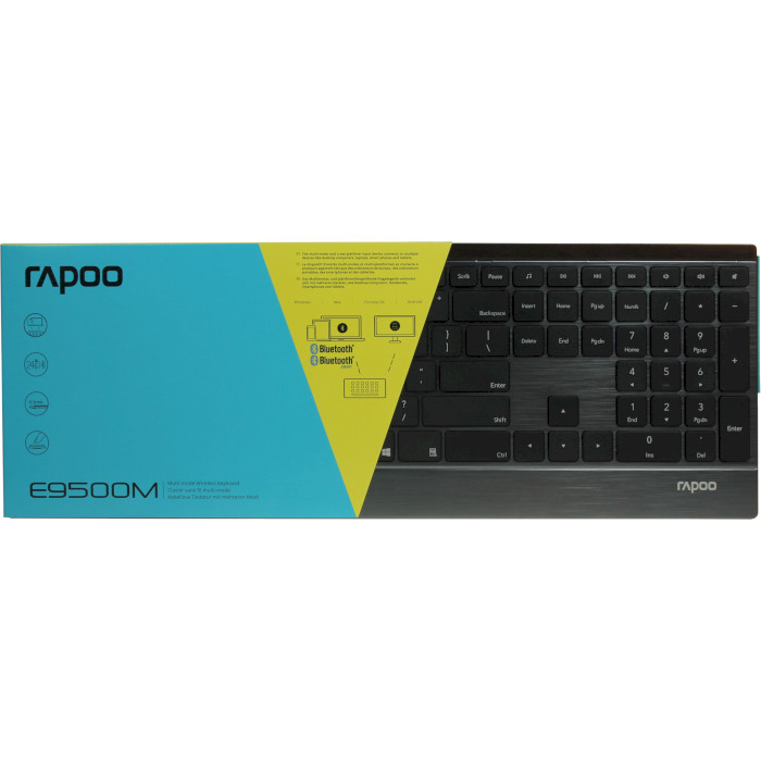 Клавиатура беспроводная RAPOO E9500M Black