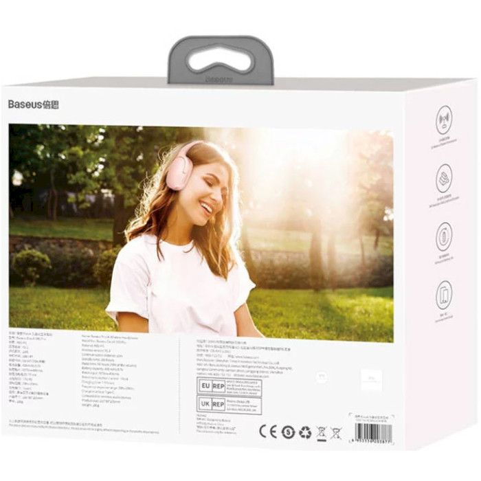 Навушники BASEUS Encok D02 Pro Pink (NGTD010304)