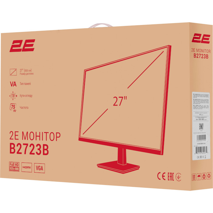 Монитор 2E B2723B (2E-B2723B-01.UA)