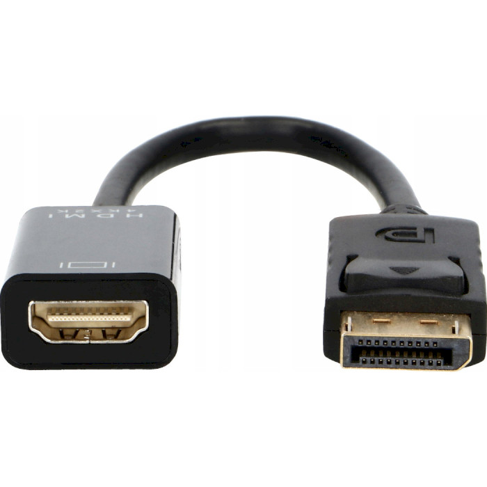 Адаптер STLAB 4K Ultra HD DisplayPort - HDMI 0.15м Black (U-996-4K)