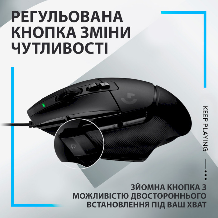 Миша ігрова LOGITECH G502 X Black (910-006138)