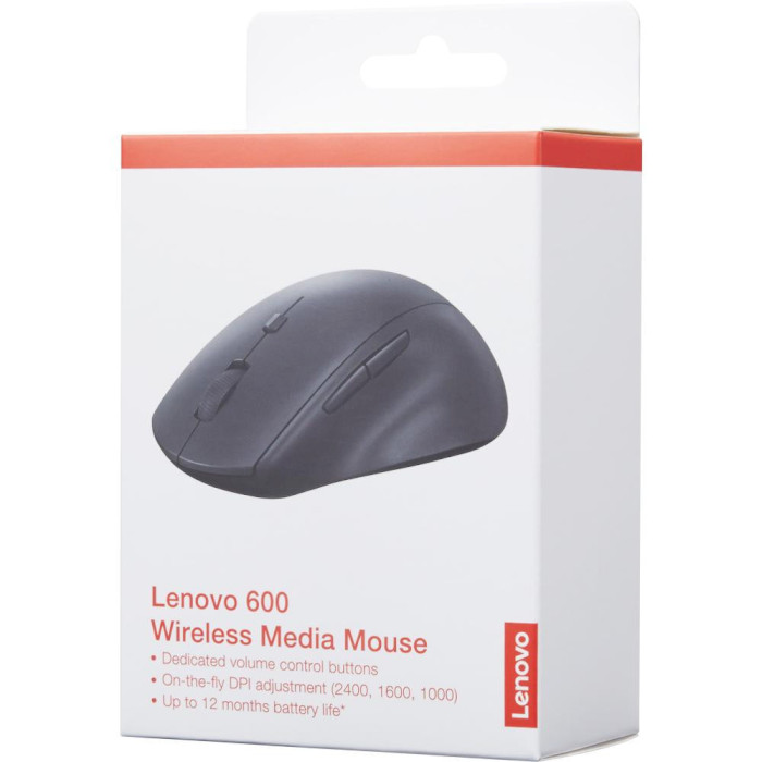 Мышь LENOVO 600 Wireless Media Mouse (GY50U89282)