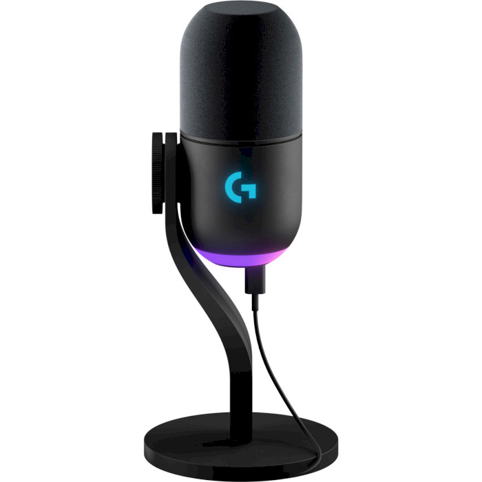 Микрофон для стриминга/подкастов LOGITECH Yeti GX Dynamic RGB Gaming Microphone with LightSync (988-000569)