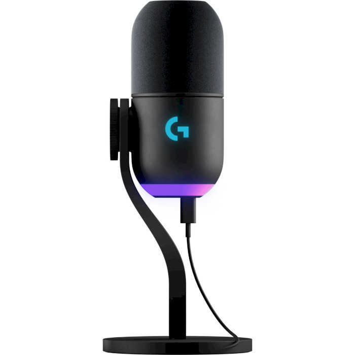 Микрофон для стриминга/подкастов LOGITECH Yeti GX Dynamic RGB Gaming Microphone with LightSync Black (988-000569)