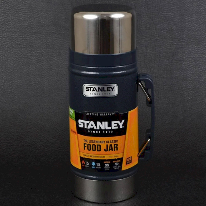 Термос для їжі STANLEY Classic 0.7л Navy Blue (10-01229-027)