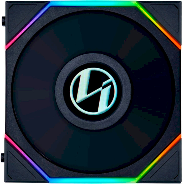 Комплект вентиляторів LIAN LI Uni Fan TL LCD 120 Black 3-Pack (G99.12TLLCD3B.00)