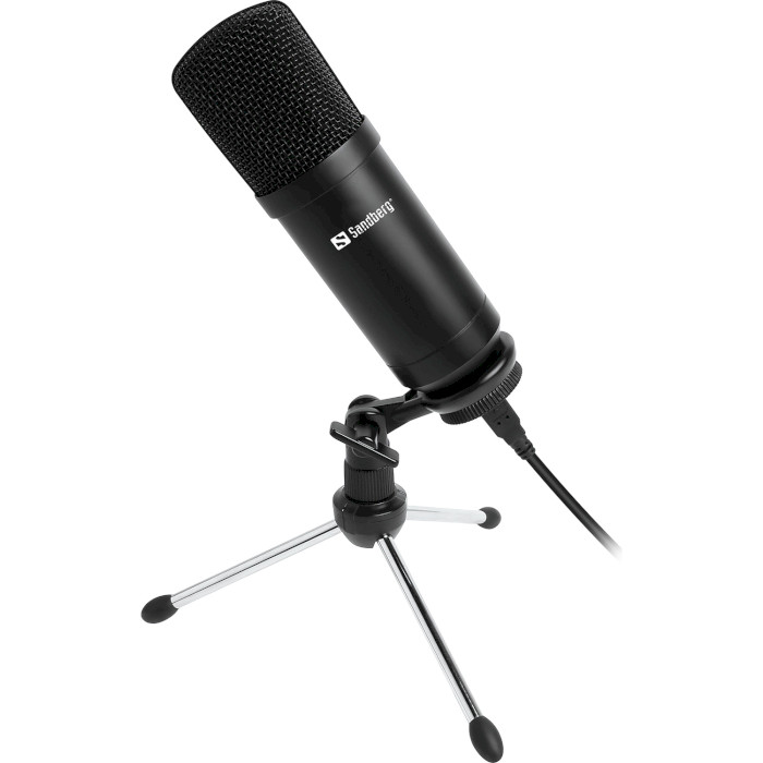 Микрофон для стриминга/подкастов SANDBERG Streamer USB Desk Microphone (126-09)