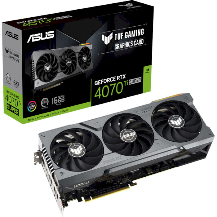 Відеокарта ASUS TUF Gaming GeForce RTX 4070 Ti Super 16GB GDDR6X (90YV0KF1-M0NA00)