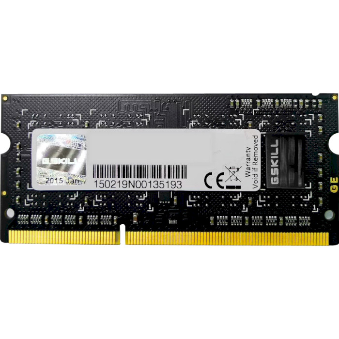 Модуль пам'яті G.SKILL SO-DIMM DDR3 1333MHz 4GB (F3-10666CL9S-4GBSQ)