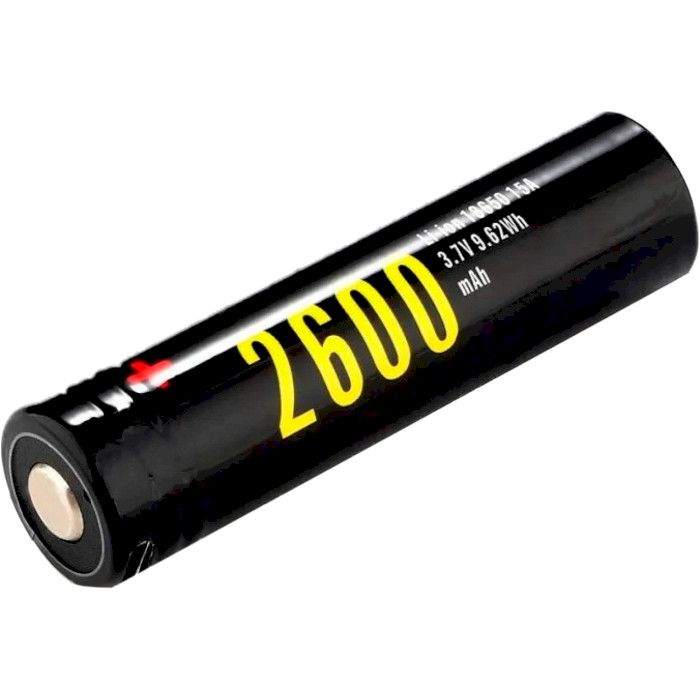 Акумулятор SOSHINE Li-ion Protected 18650 2600mAh 3.7V TipTop, micro-USB заряджання (18650USB/2600)