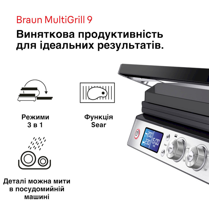 Електрогриль BRAUN MultiGrill 9 CG 9040