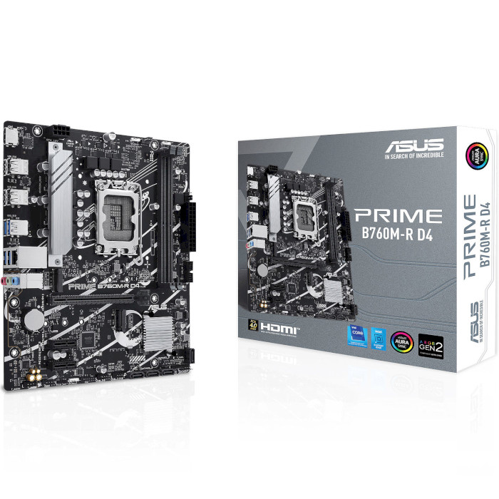 Материнська плата ASUS Prime B760M-R D4