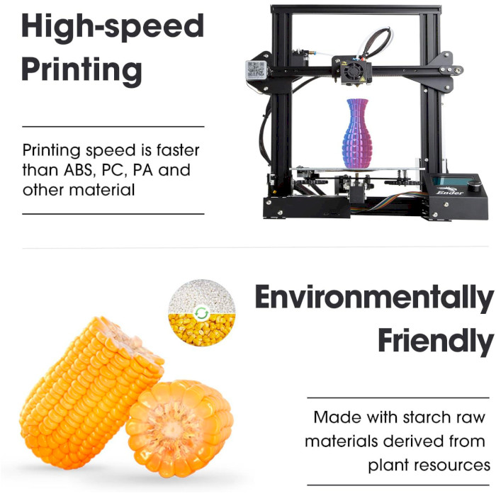 Пластик (филамент) для 3D принтера ESUN ePLA-Silk Magic 1.75mm, 1кг, Red/Blue (S-MAGIC175RU1)