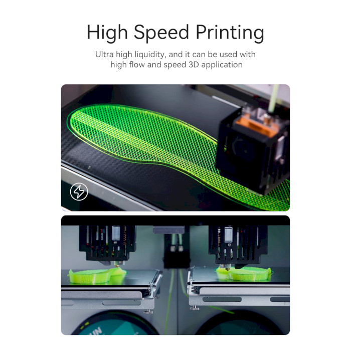 Пластик (філамент) для 3D принтера ESUN eTPU-95A 1.75mm, 1кг, Transparent Orange (ETPU-95A175GO1)
