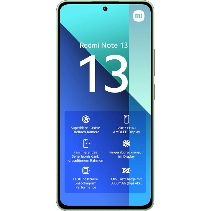 Смартфон REDMI Note 13 4G 6/128GB Mint Green